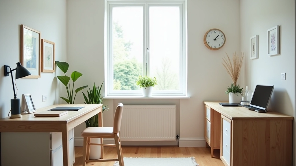 Organised home office space