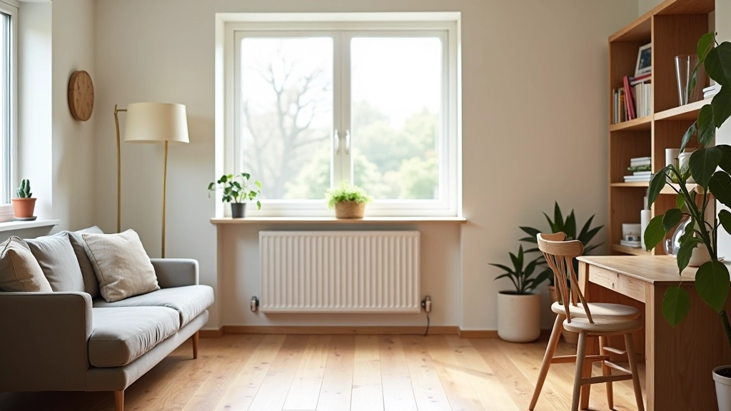 Organized and calm Irish home interior with natural light and minimal clutter